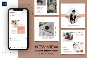 New View Instagram Social Media Templates