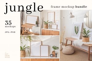 Jungle Frame Mockup Bundle