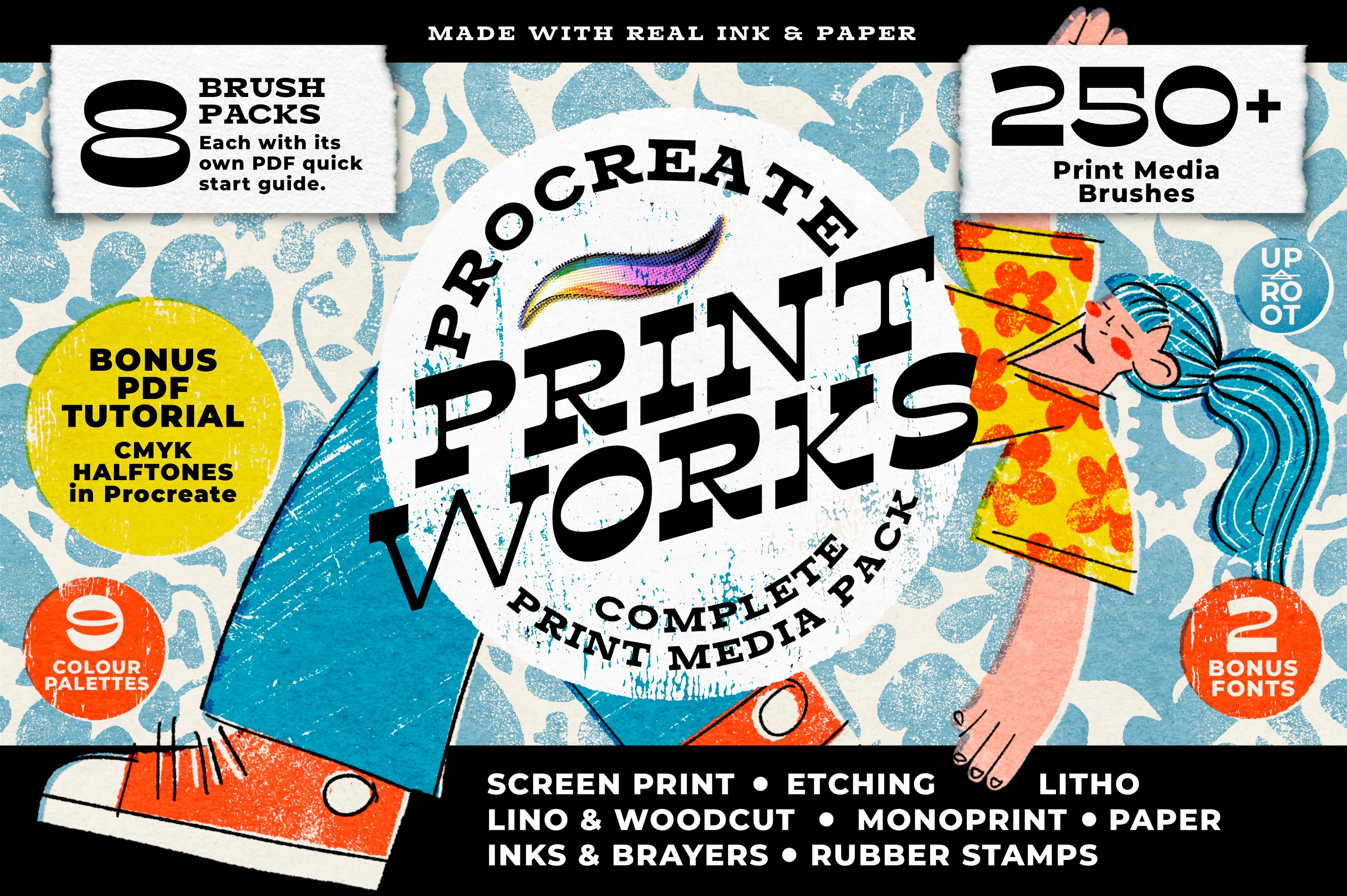 Kid Made Modern Printmaking Craft Kit