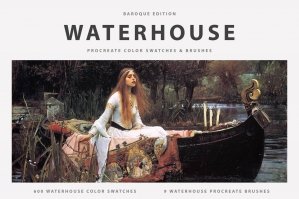 Waterhouse's Procreate Brushes & Color Swatches