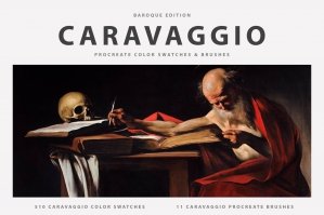 Caravaggio's Procreate Brushes & Color Swatches