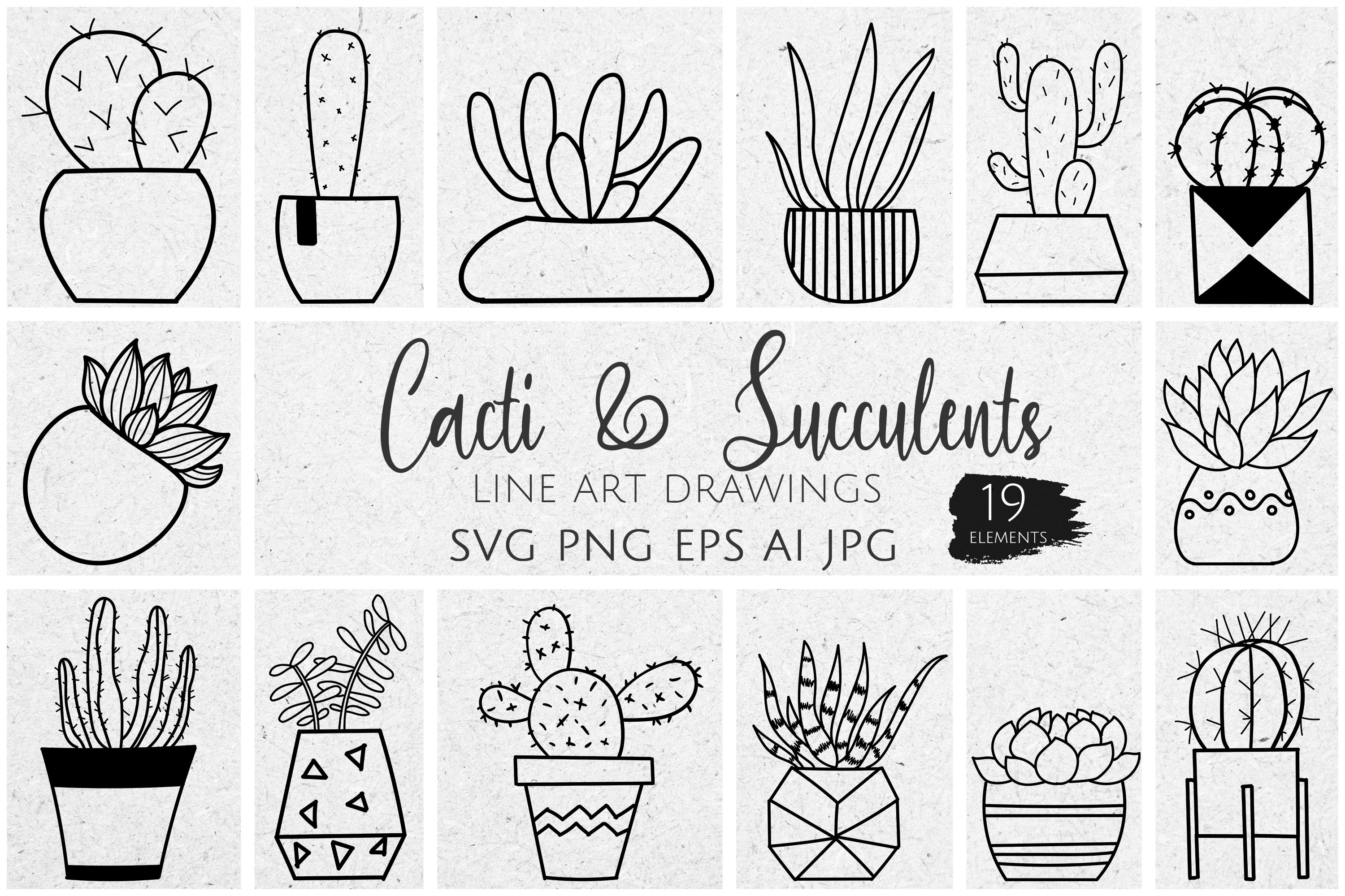 Hand Drawn Cactus PNG Transparent, Hand Drawn Cartoon Succulent And Cactus  Elements, Cactus, Hand Painted, Cartoon PNG Image For Free Download