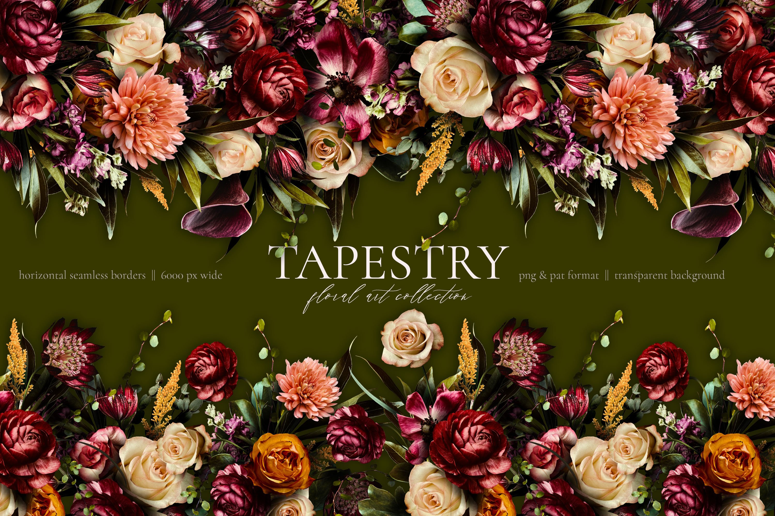 Tapestry Floral Art Collection - Design Cuts