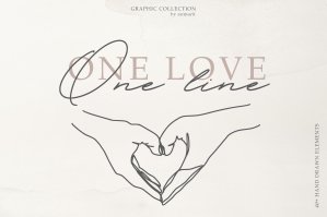 One Love - One Line Graphic Collection