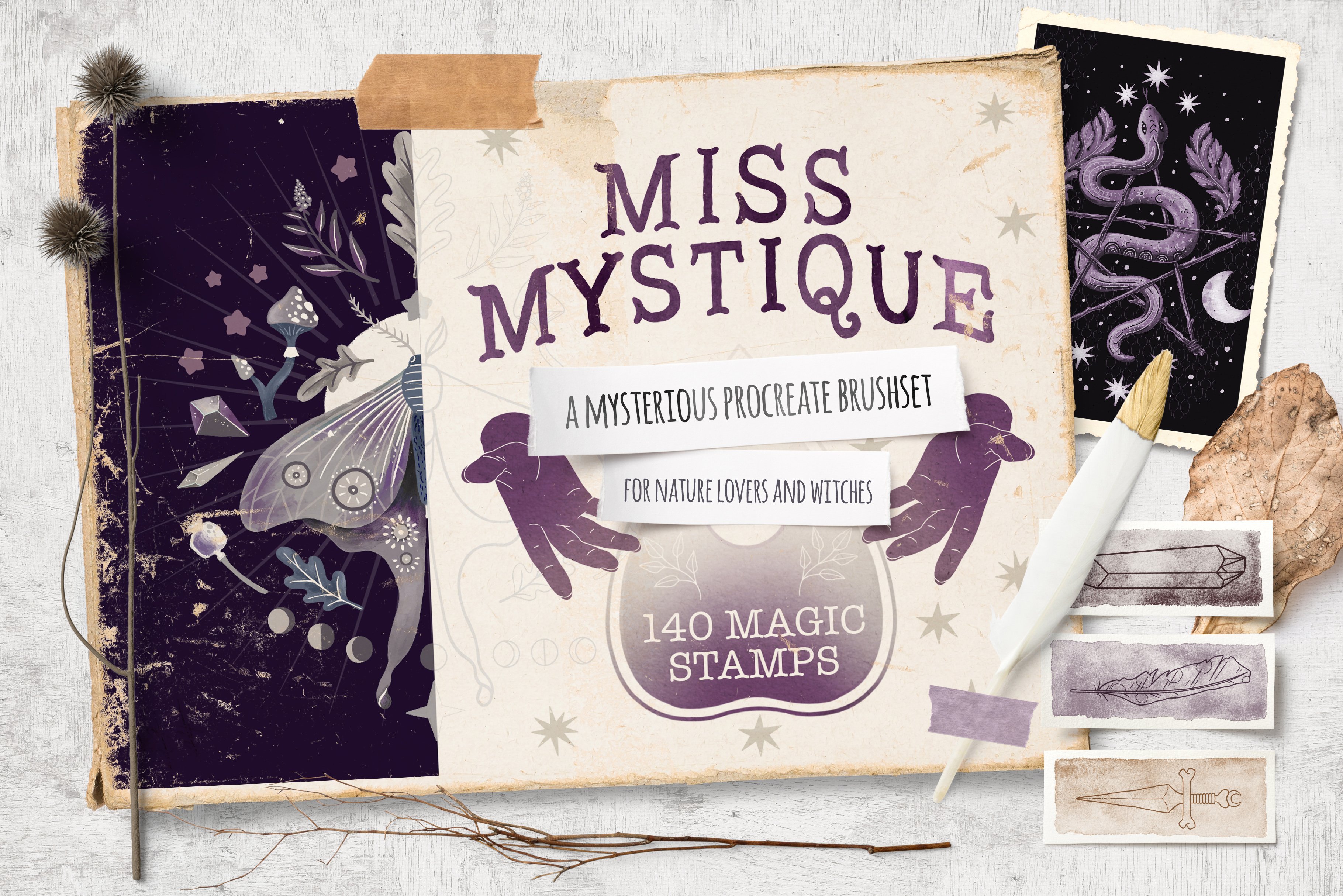Miss Mystique - Procreate Brushset