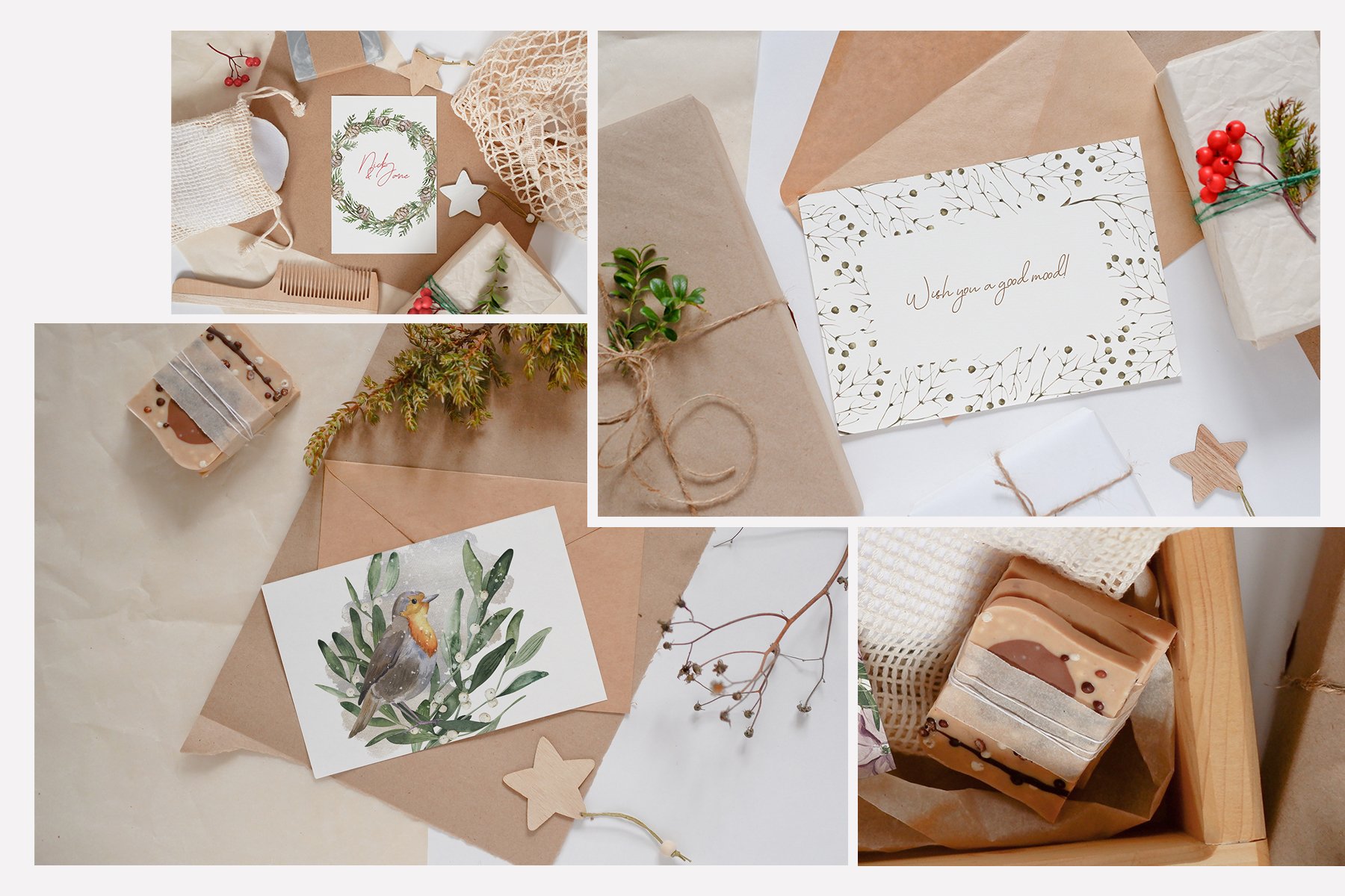 Zero Waste Christmas Mockup - Design Cuts