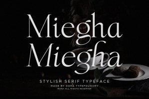 Miegha | Stylish Serif Typeface