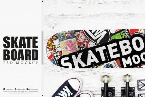 Skateboard Mockup 03
