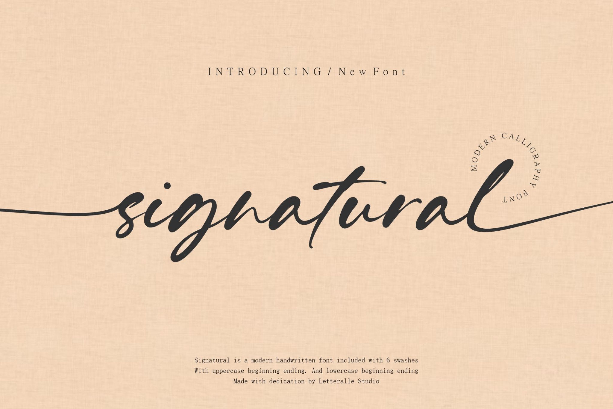 Signatural Signature Script Font - Design Cuts