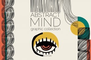 Abstract Mind Modern Graphic Set