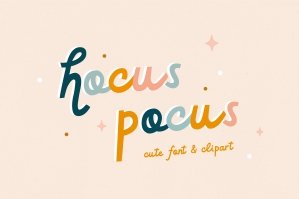 Hocus Pocus Cute Font