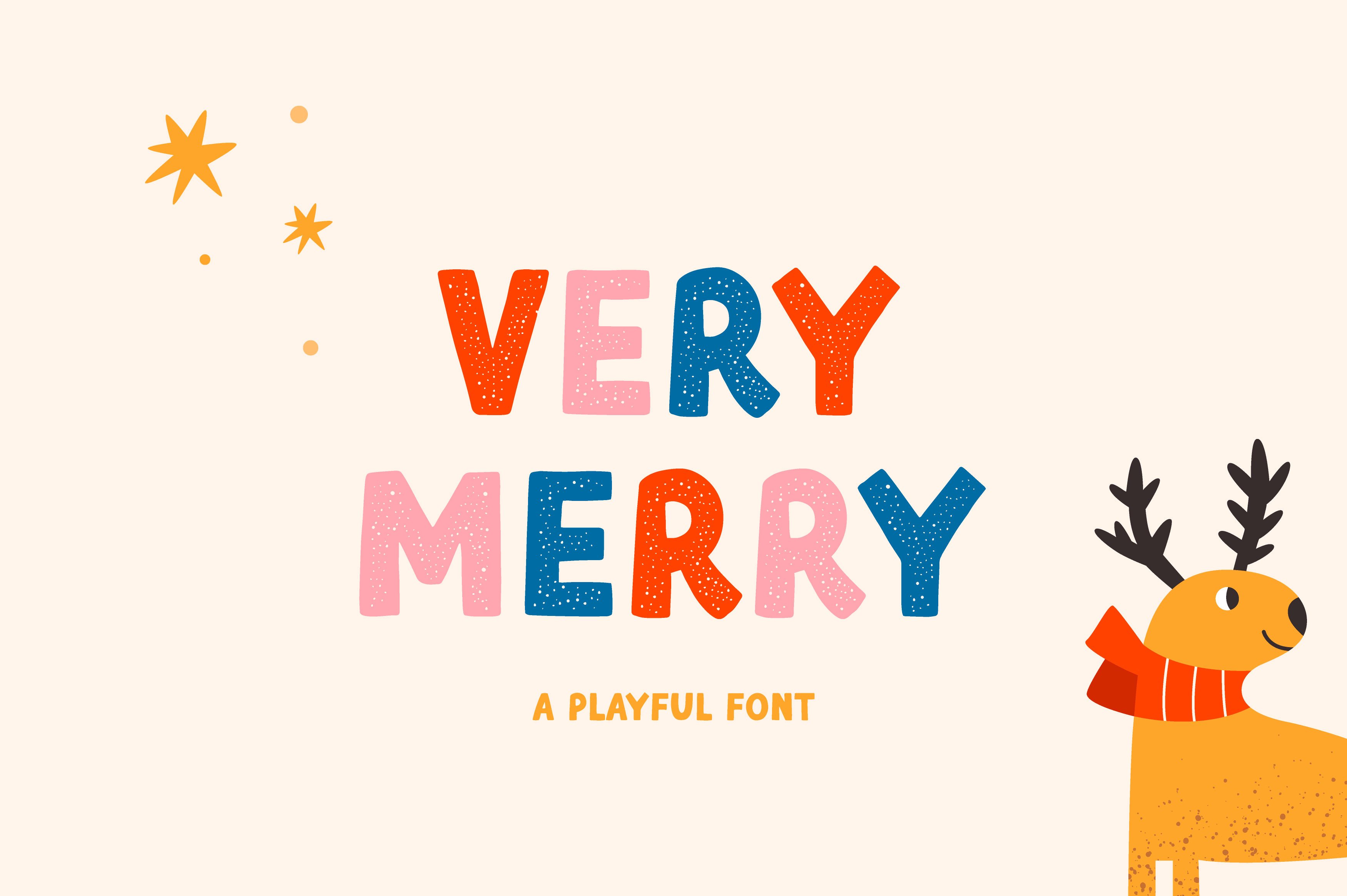 Very Merry - Playful Font