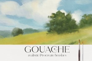 Procreate Gouache Brush Set