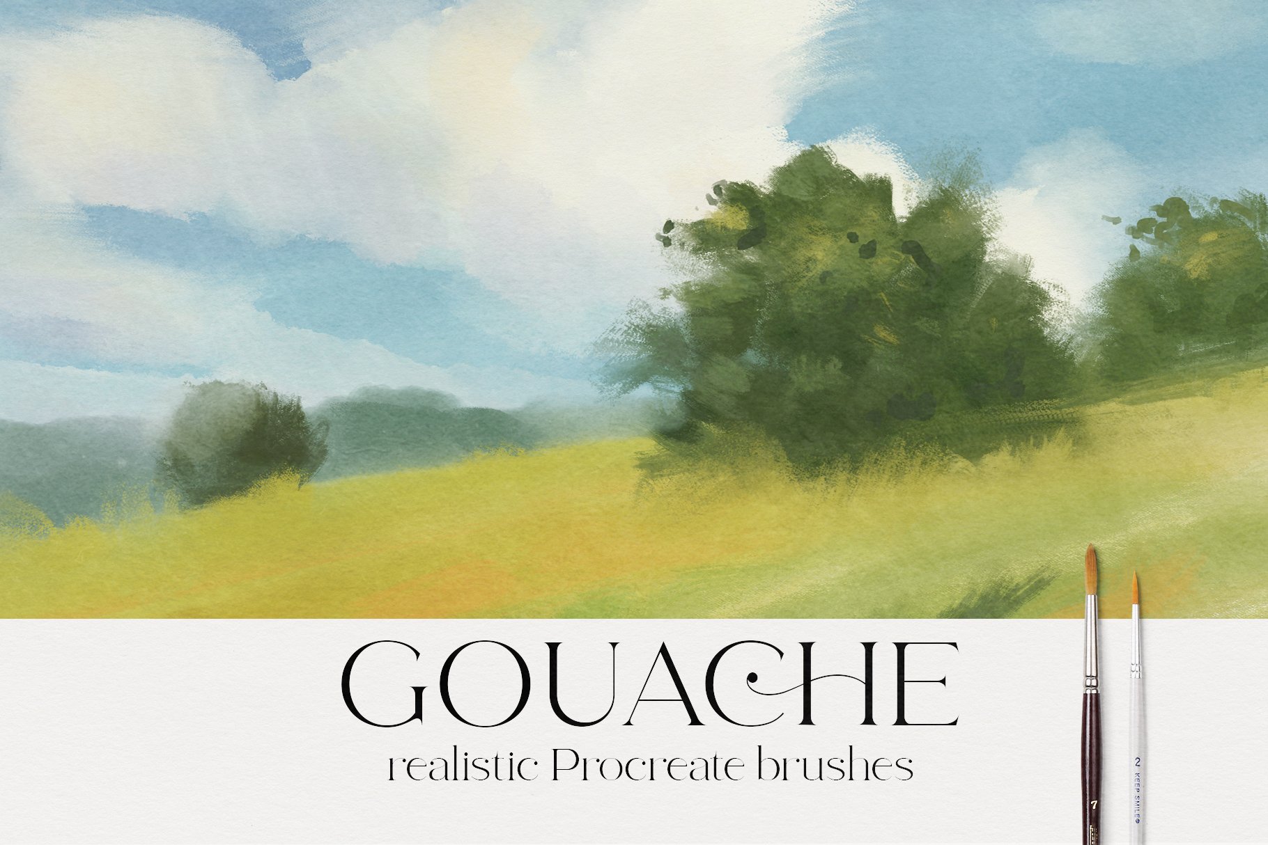 Procreate Gouache Brush Set