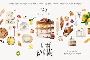 The Art of Baking Watercolor Collection