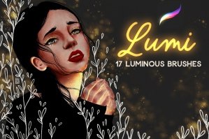 Lumi - 17 Luminous Glowing Brushes For Procreate