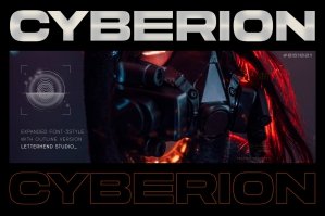 Cyberion - Futuristic Tech Font