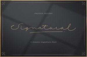 Signatural Classic Signature Font