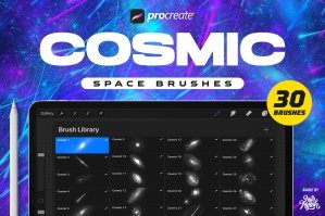 Procreate Cosmic Brushes