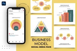 Business Model Instagram Templates Pack