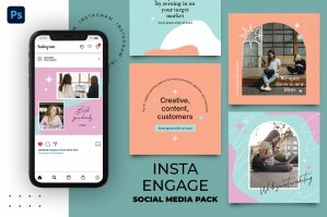 Instagram Engagement Social Media Pack