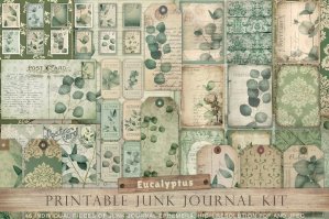 Eucalyptus Junk Journal Kit