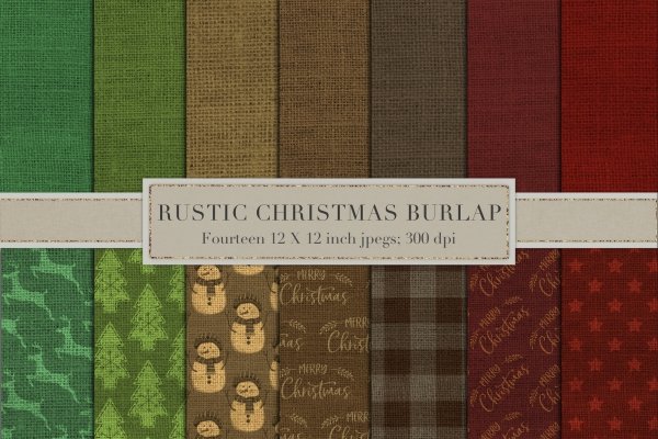 Retro Christmas Scrapbook Paper - Design Cuts