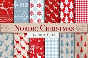 Nordic Christmas Backgrounds
