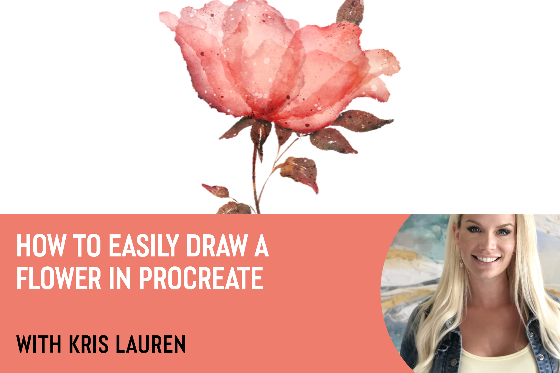 How to Easily Draw A Flower in Procreate with Kris Lauren