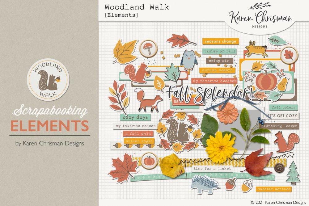 Woodland Walk Elements - Design Cuts