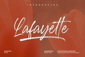 Lafayette - Handwritten Font