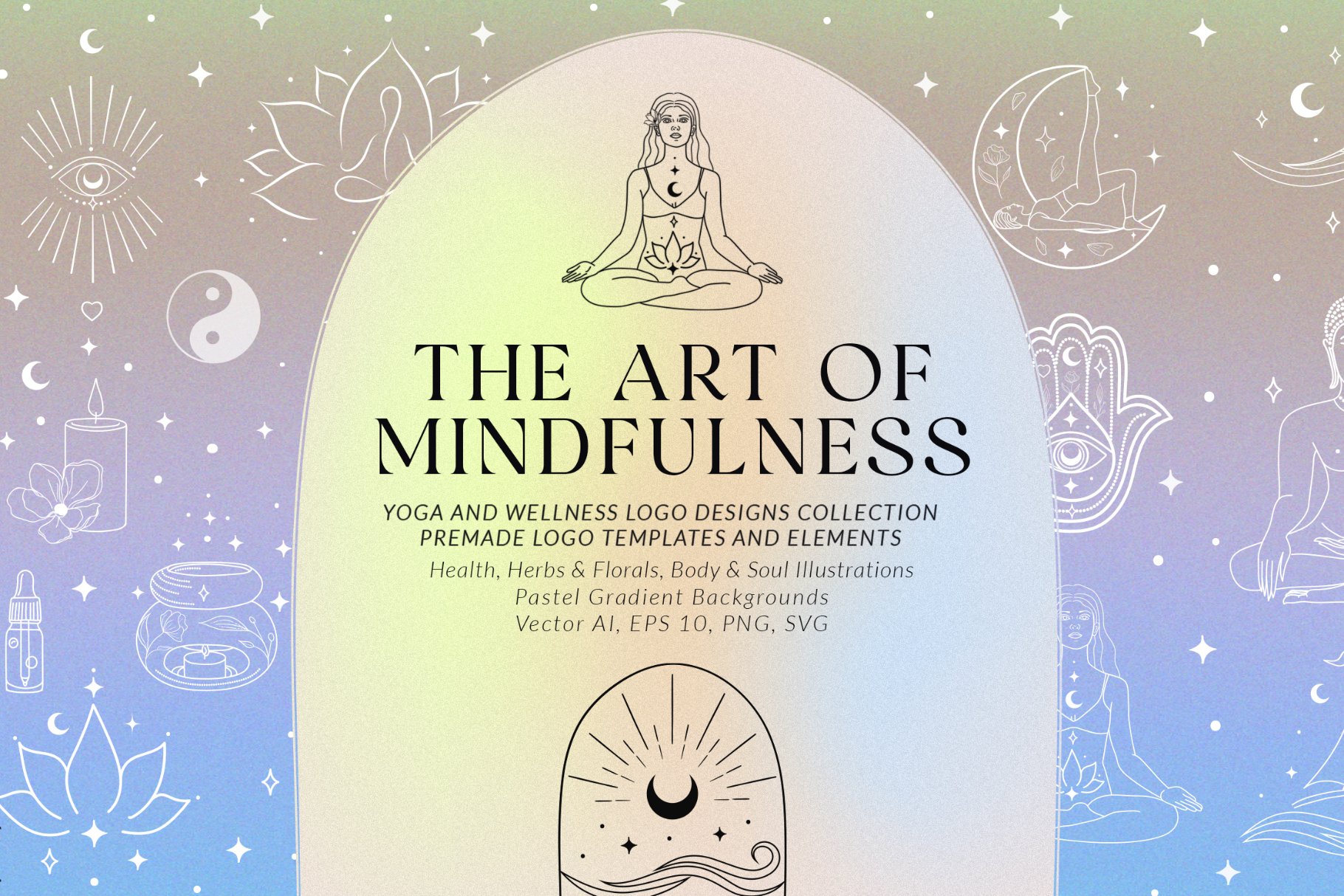 The Art of Mindfulness Premade Logo Designs