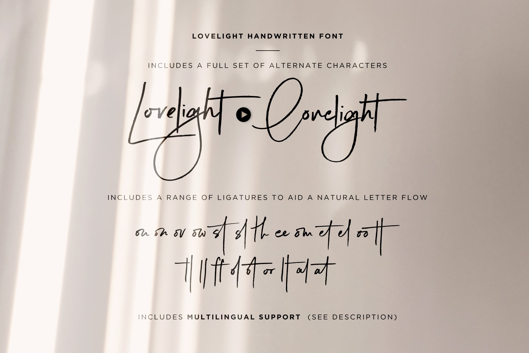 Lovelight Handwritten Font