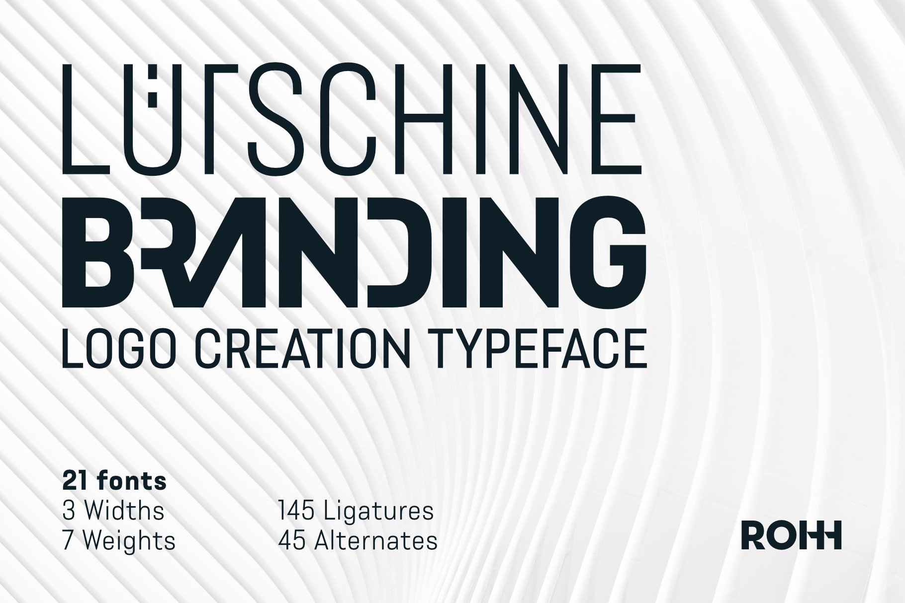 Lütschine Branding – Logo Creator Typeface