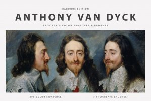 Anthony Van Dyck's Procreate Brushes & Color Swatches