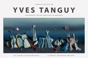 Yves Tanguy's Procreate Brushes