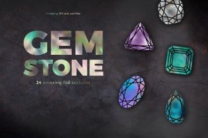 Gem Stone Foil Textures