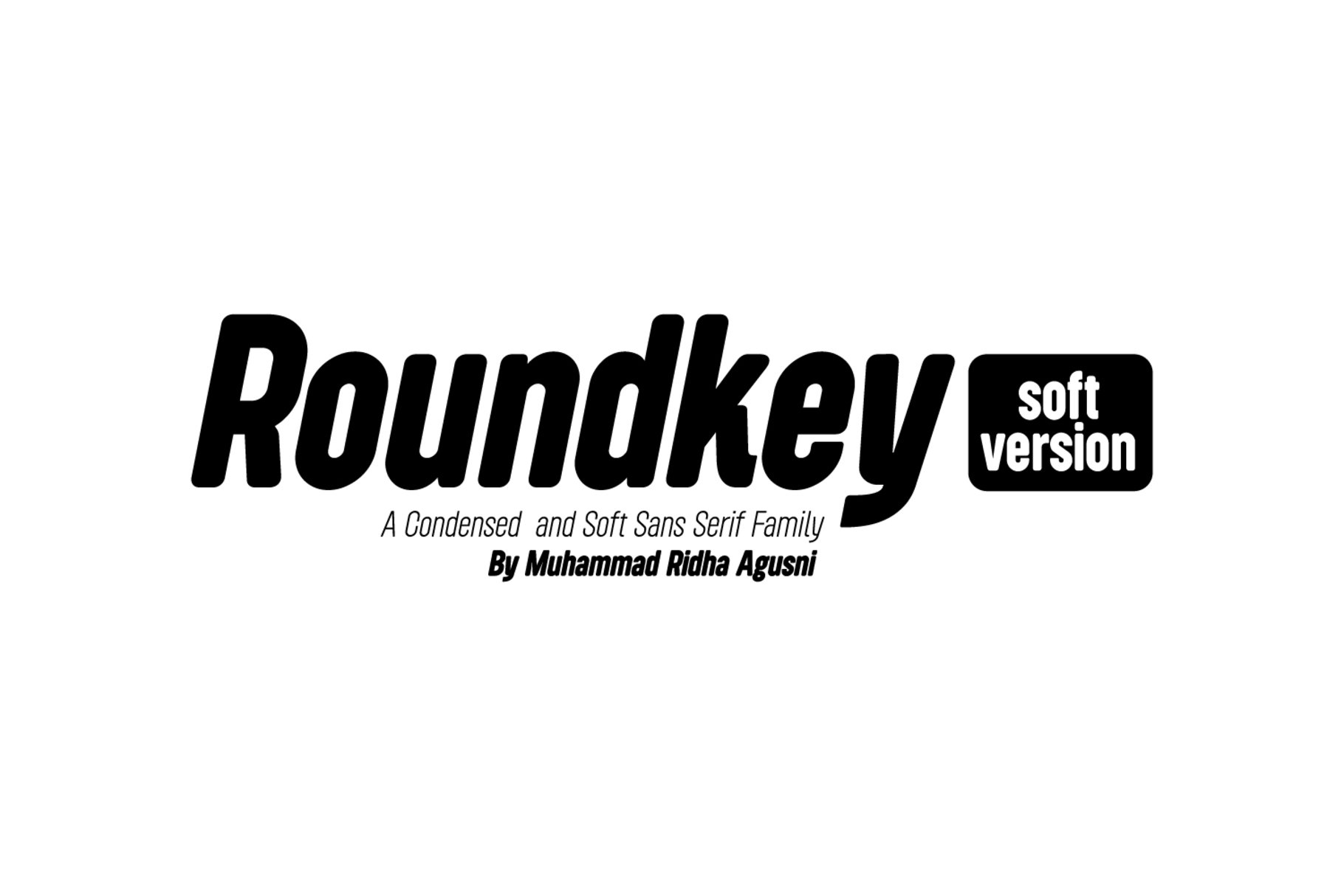 Roundkey - Rounded Sans Serif Family