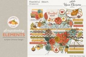 Thankful Heart Elements