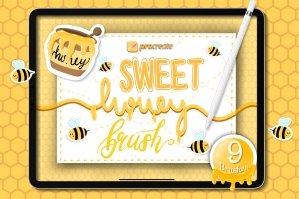Honey Brushes for Procreate