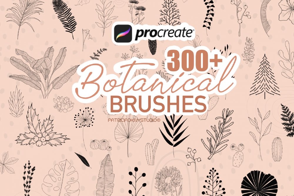 Botanical Brush Bundle for Procreate