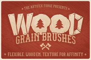 Wood Grain Brushes - Affinity