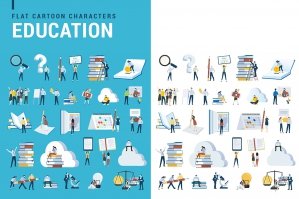 Education People Illustrations