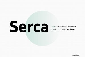 Serca Font Family