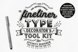 Fineliner Type Decorator's Tool Kit - Affinity