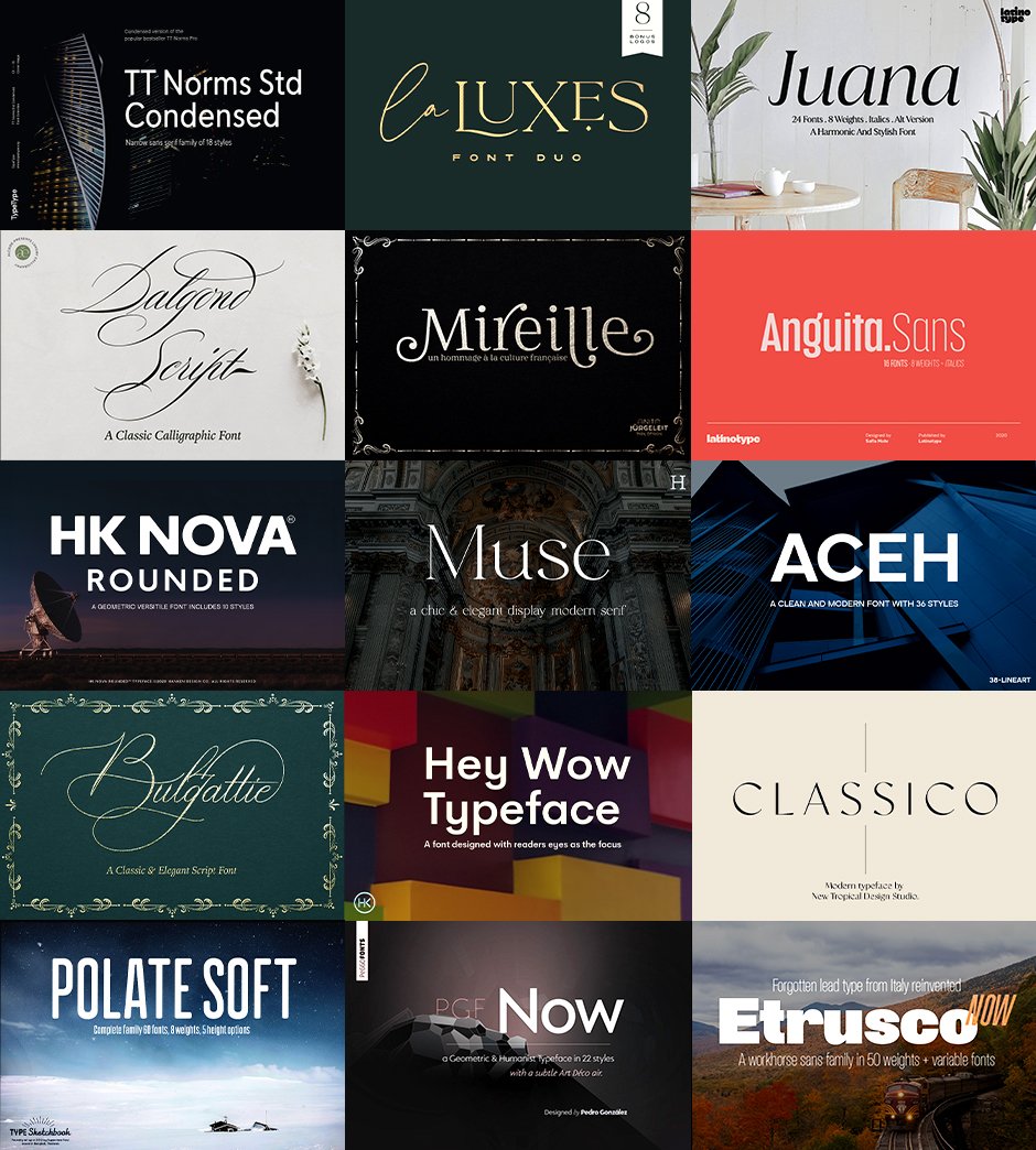The Font Collector’s Handpicked Selection