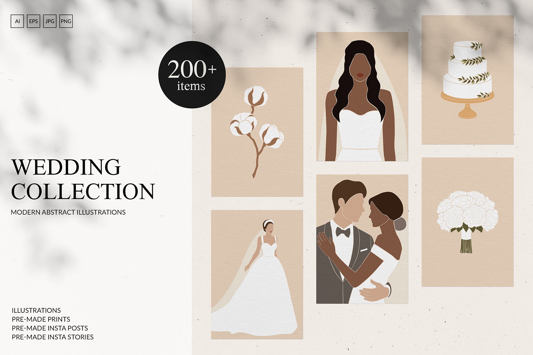 Wedding Collection - Modern Abstract Graphics