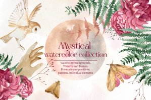 Mystical Watercolor Collection