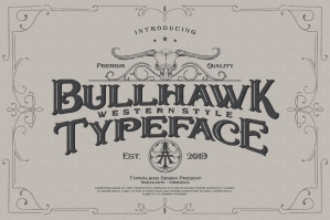 Bullhawk Layered Font