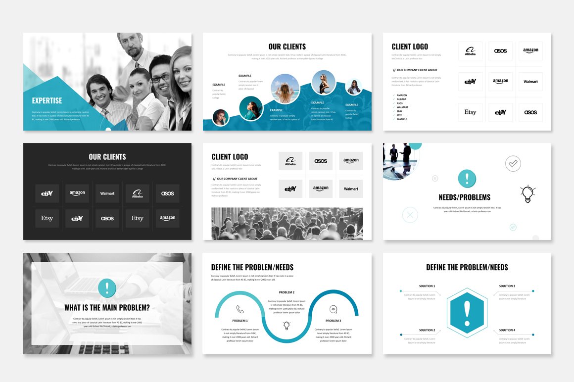 Business Proposal Keynote Template - Design Cuts